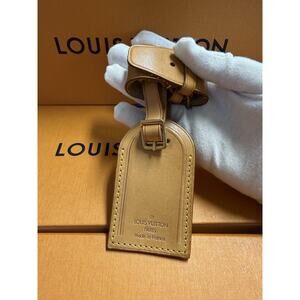 Louis Vuitton Vachetta Leather Luggage Tag and Poignet Authentic NO BOX